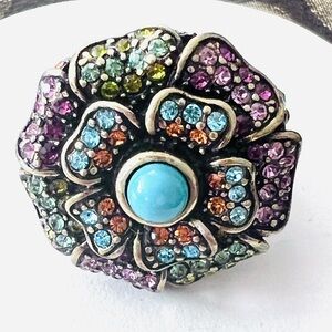 Heidi Daus “Floral Passion” size 6  new/vintage